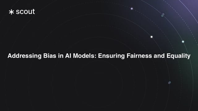 Addressing Bias in AI Models: Ensuring Fairness and Equality