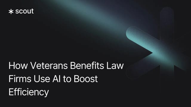 How Veterans Benefits Law Firms Use AI to Boost Efficiency