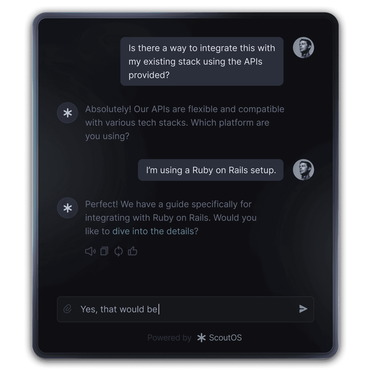 Launch your AI chat in minutes