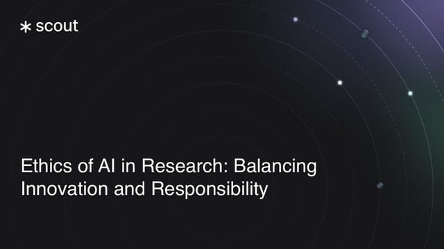 AI in Research: Balancing Innovation and Responsibility