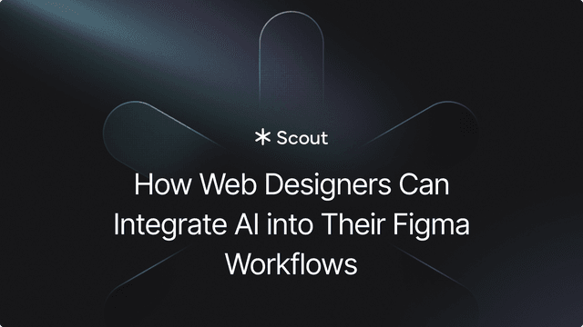 How Web Designers Can Integrate AI into Their Figma Workflows