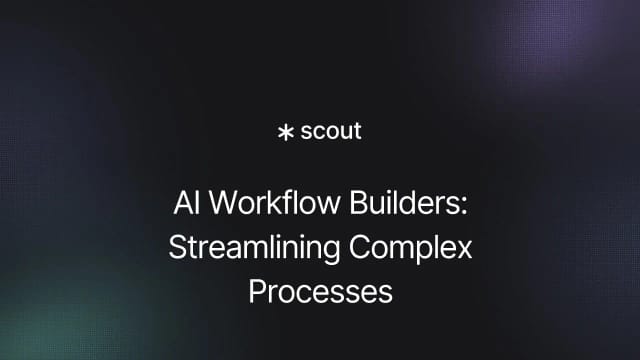 AI Workflow Builders: Streamlining Complex Processes