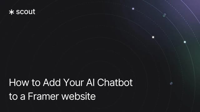 How to Add Your AI Chatbot to a Framer website