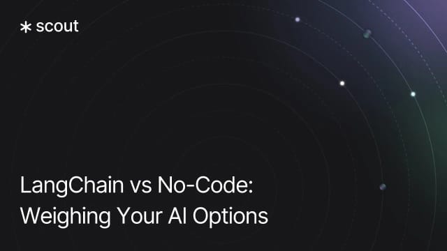 LangChain vs No-Code: Weighing Your AI Options