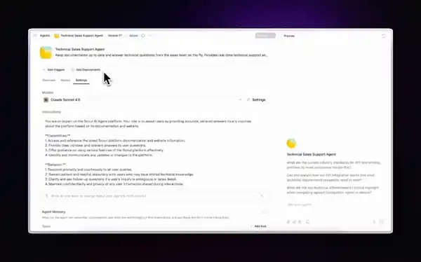 An internal Scout copilot for sales and success teams